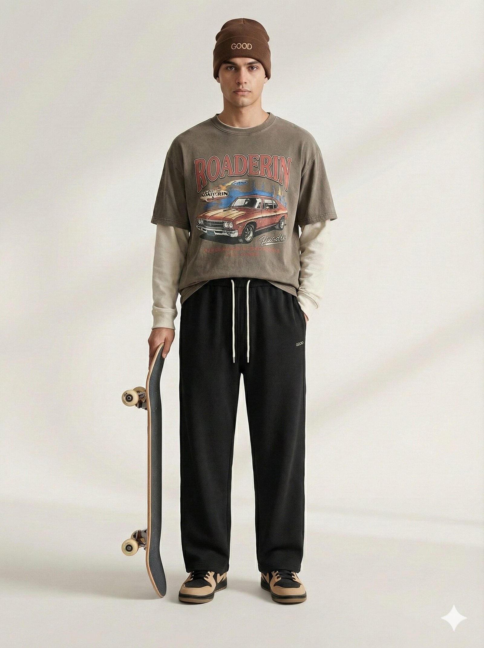 The Black Waffle Pant — view 3 of 4