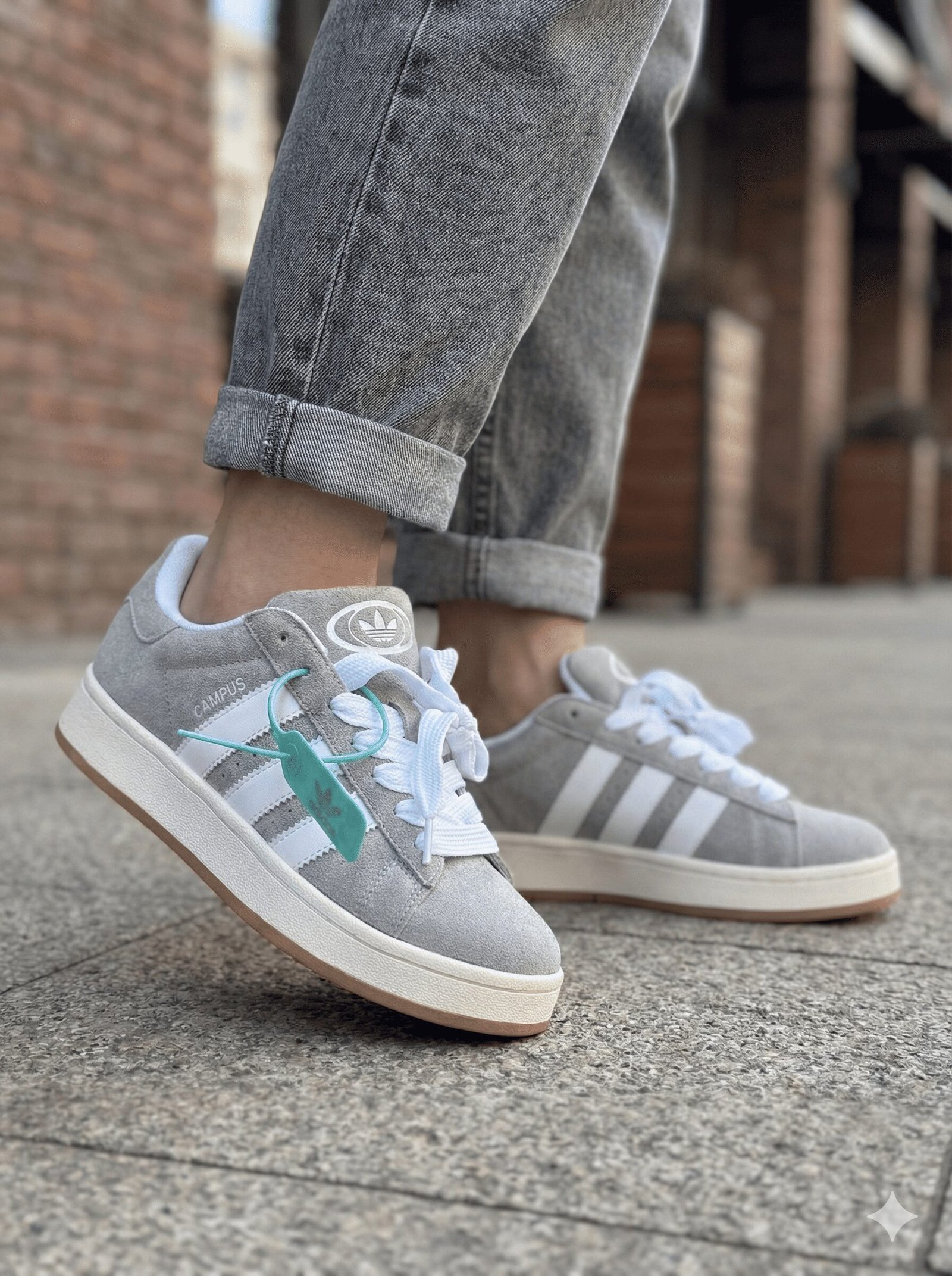 Grey Campus Sneakers