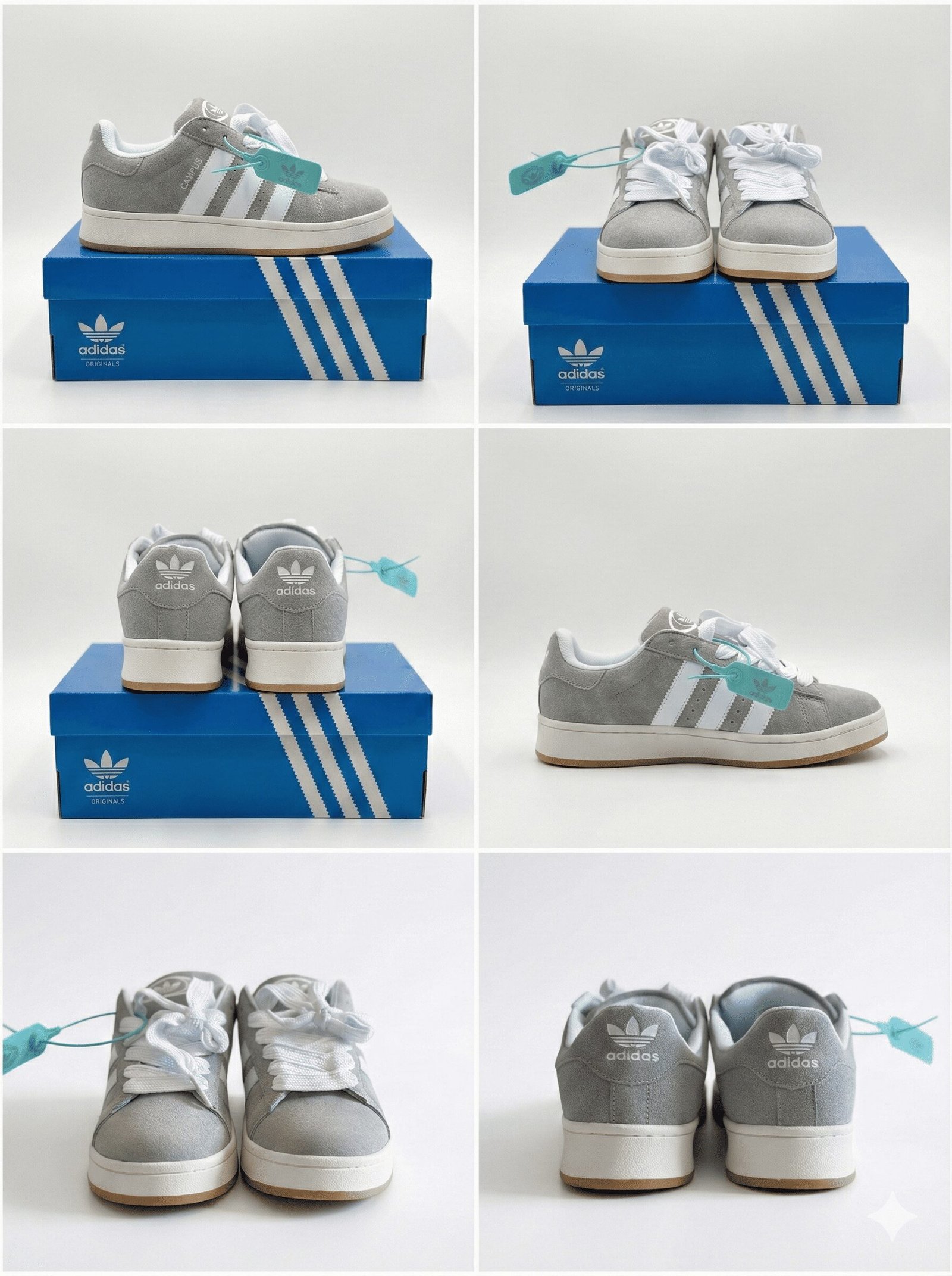 grey campus sneakers