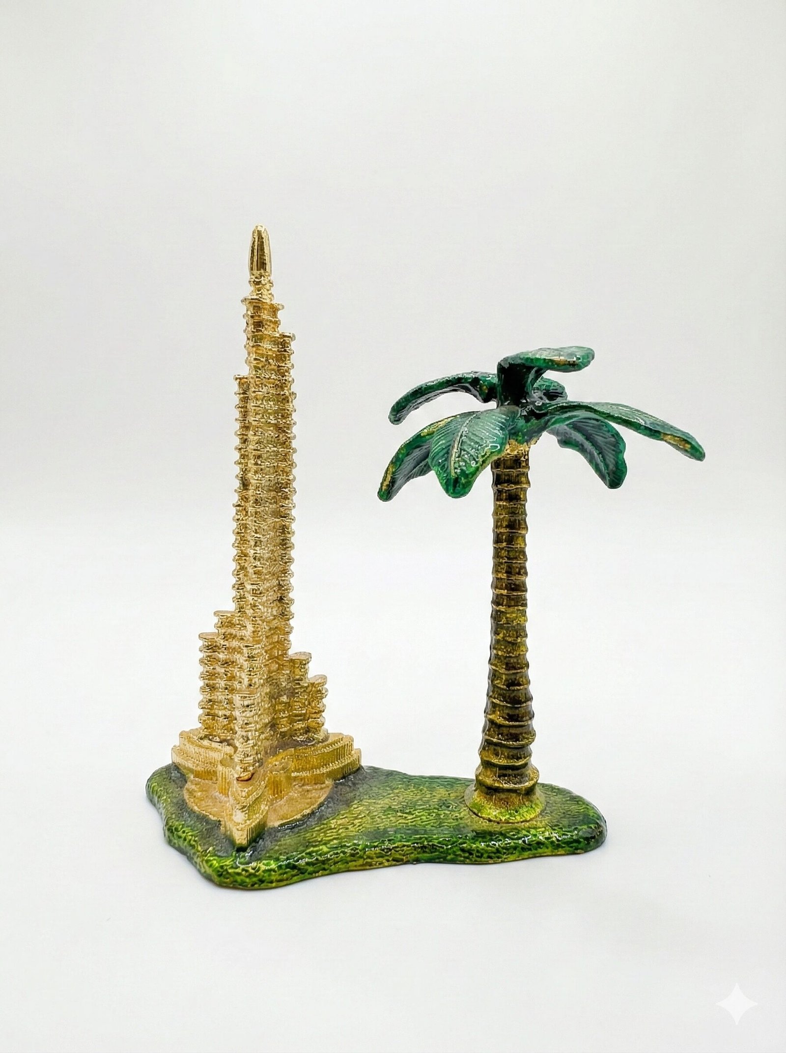 Golden Burj Khalifa & Date Palm Miniature Souvenir — view 2 of 2