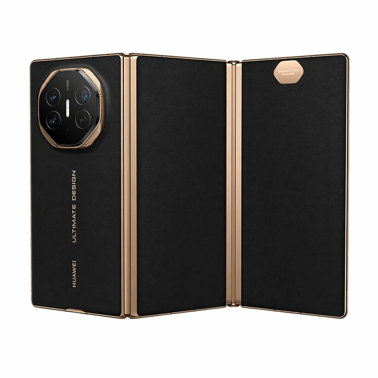 HUAWEI Mate XT | ULTIMATE DESIGN Super Slim Tri-Fold Design Smartphone, 16GB+512 GB, Ultra Aperture XMAGE Camera, 10.2-inch Hi-Res HUAWEI X-True Display + MultiView in One, BLACK