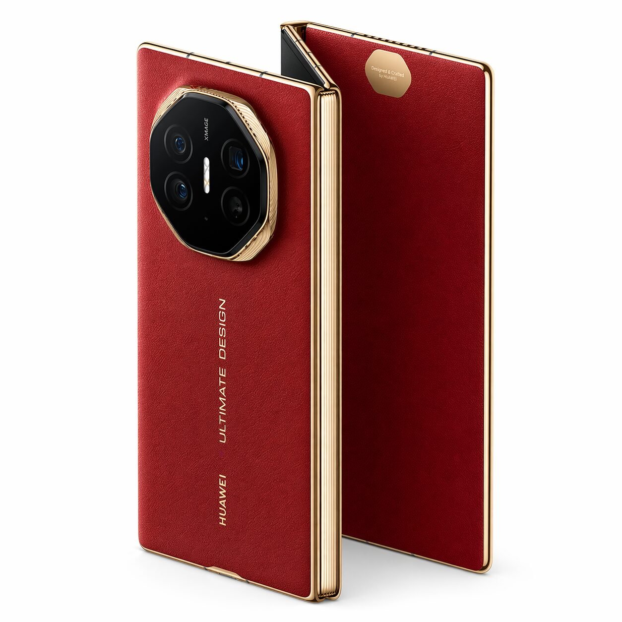 HUAWEI Mate XT | ULTIMATE DESIGN Super Slim Tri-Fold Design Smartphone, 16GB+512 GB, Ultra Aperture XMAGE Camera, 10.2-inch Hi-Res HUAWEI X-True Display + MultiView in One, RED — view 3 of 7
