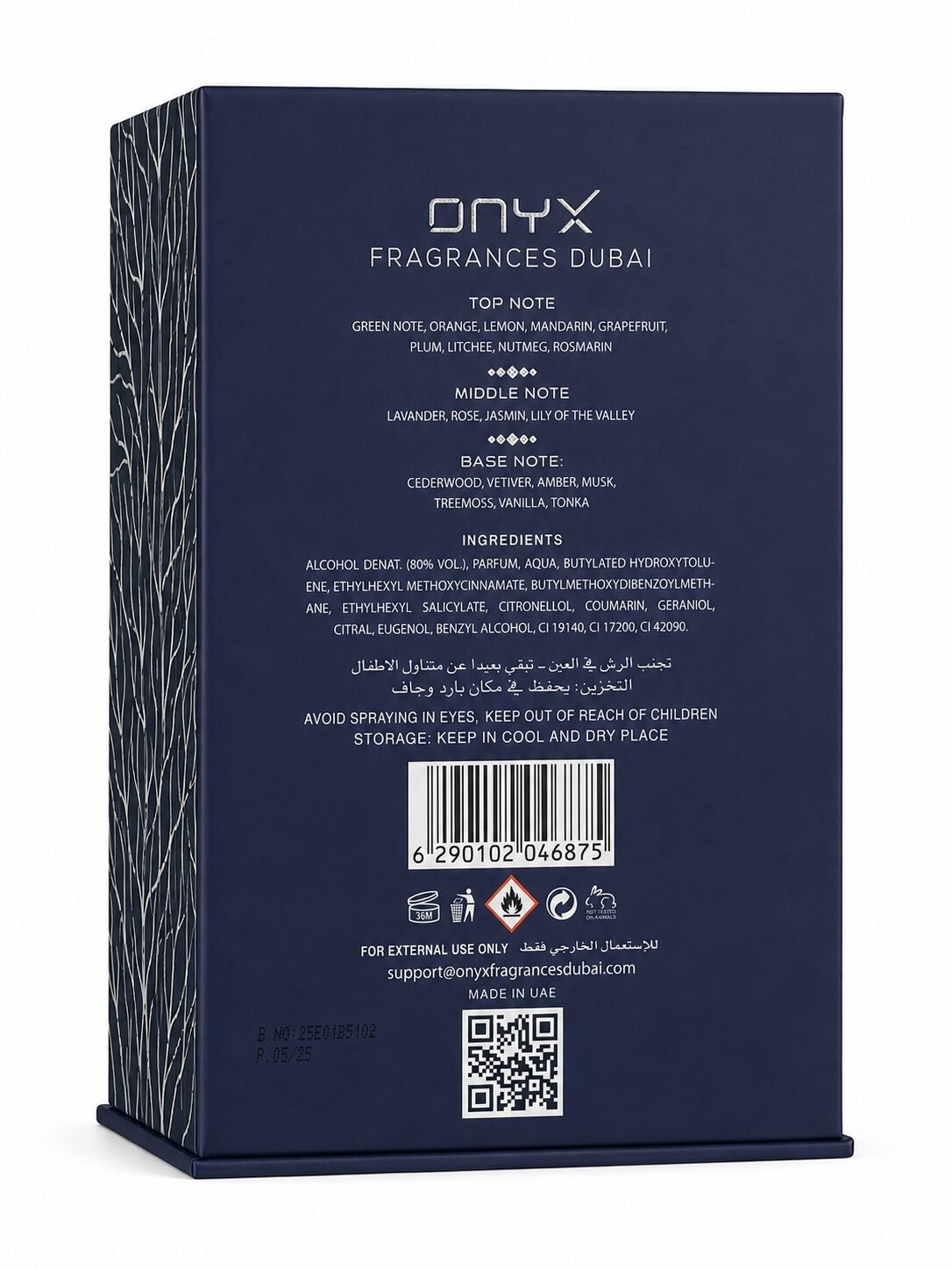 Onyx Fragrances Dubai Karma Him Pure Parfum (100ml) - Image 4