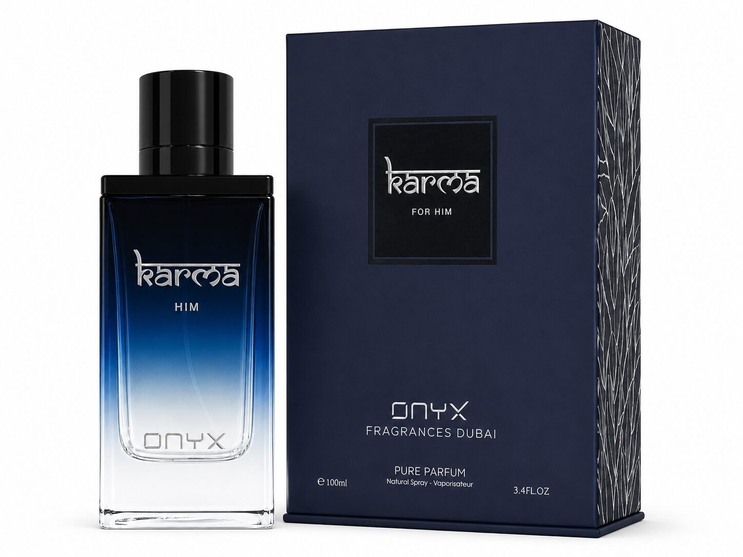 Onyx Fragrances Dubai Karma Him Pure Parfum (100ml) - Image 3
