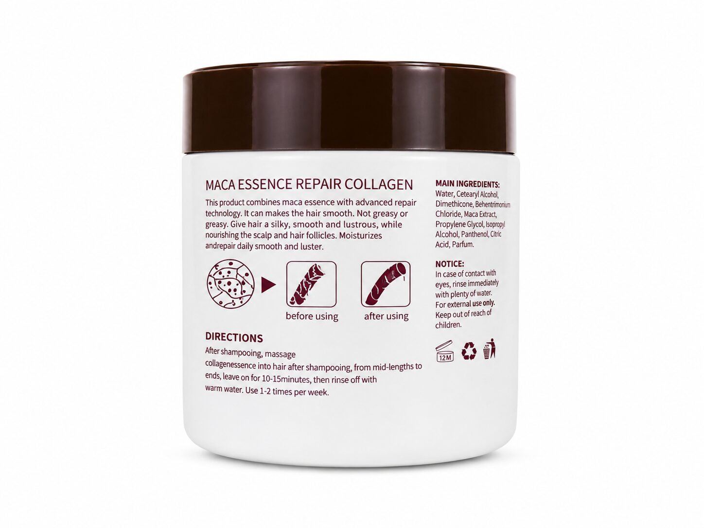 Karseell Maca Power Collagen Hair Treatment Mask – Deep Repair Formula — view 2 of 7