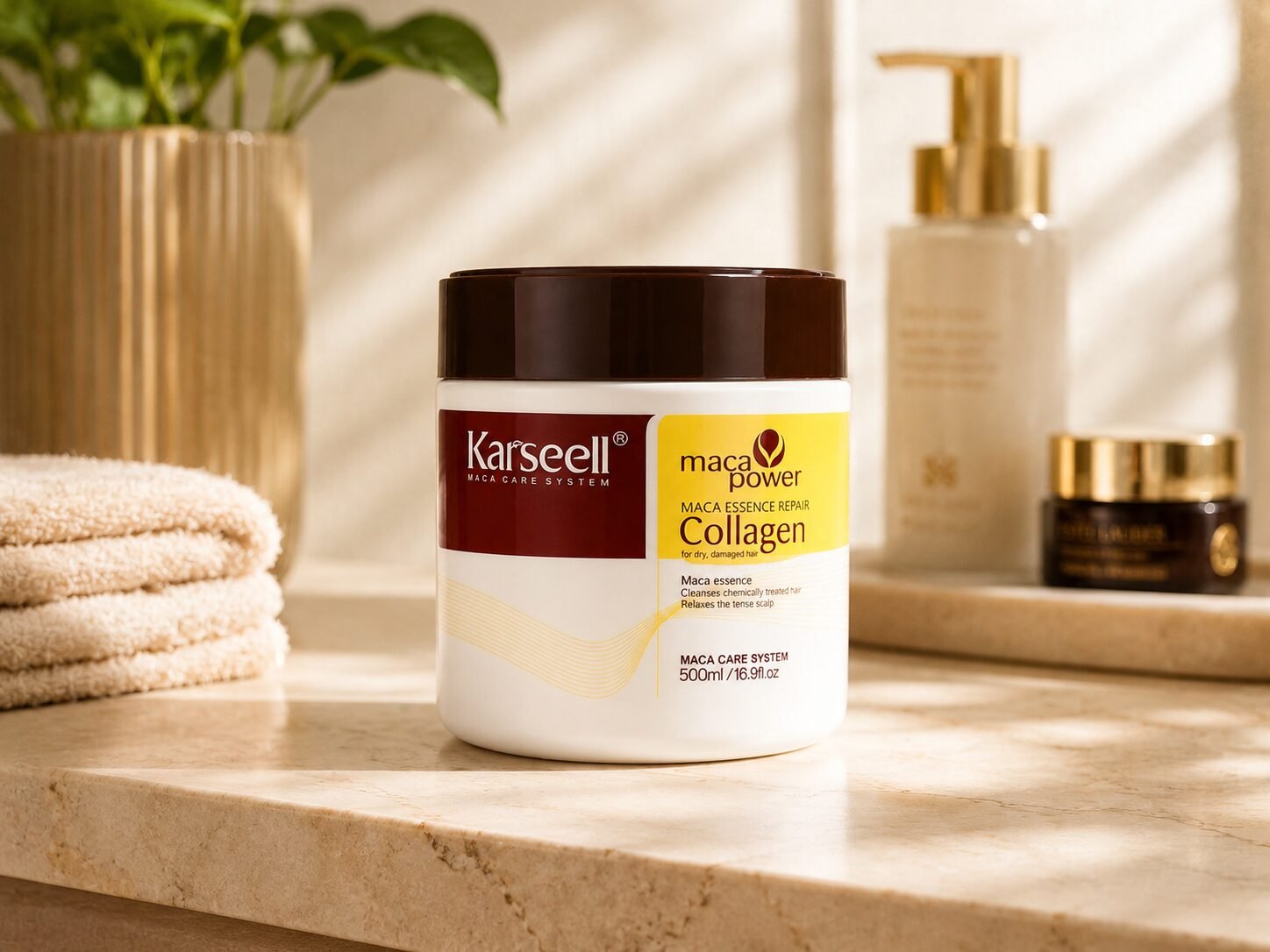 Karseell Maca Power Collagen Hair Treatment Mask – Deep Repair Formula — view 4 of 7