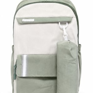 Sage Minimalist Utility Backpack with Bottle Pouch