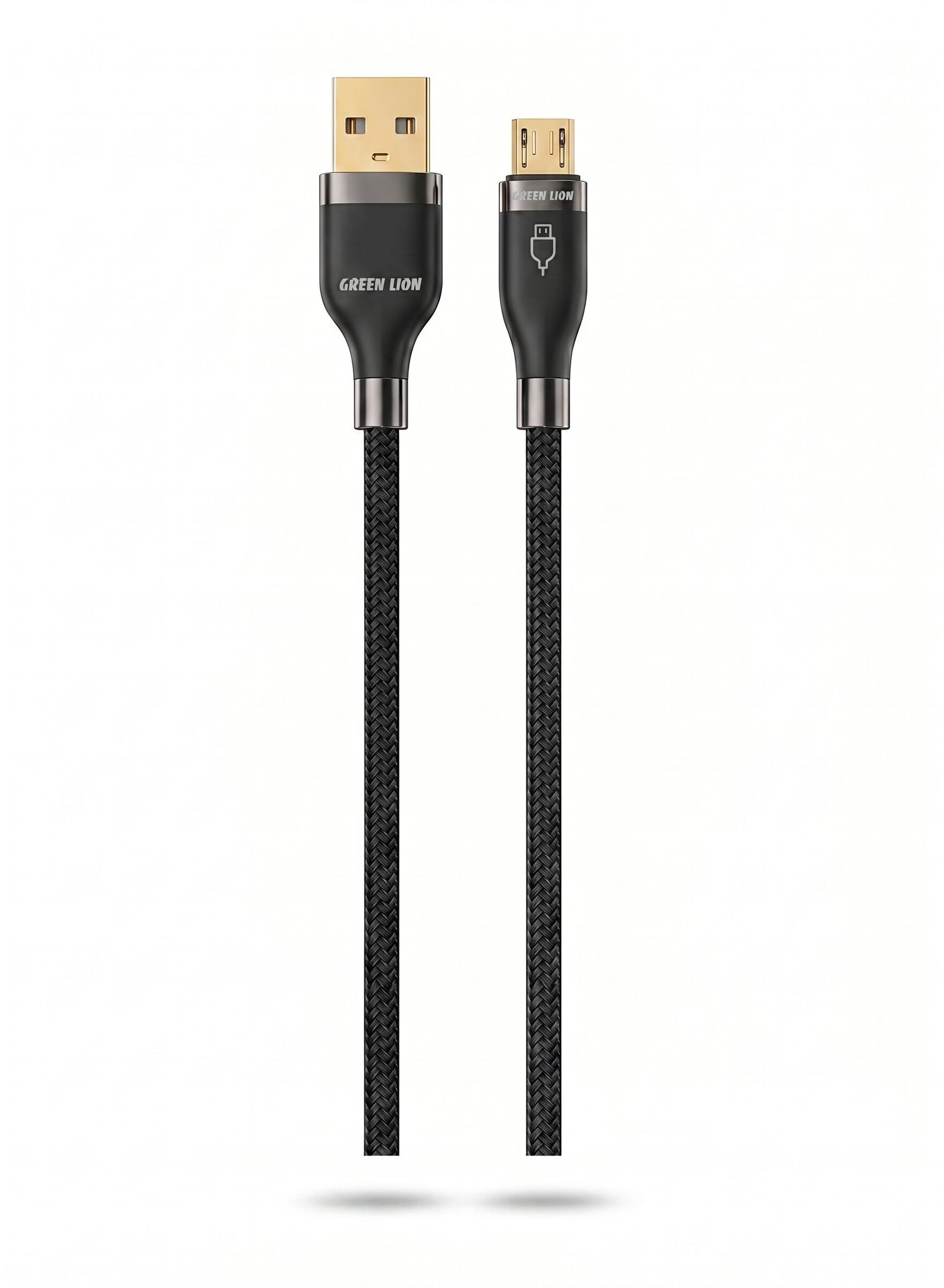 USB-A to Micro PVC Cable / 1m Cable Length / High Transfer Speed / 12W Power Charging / Secure & Safe / Wide Compatible / Charge & Sync / 10,000 Bends Life Span - Black