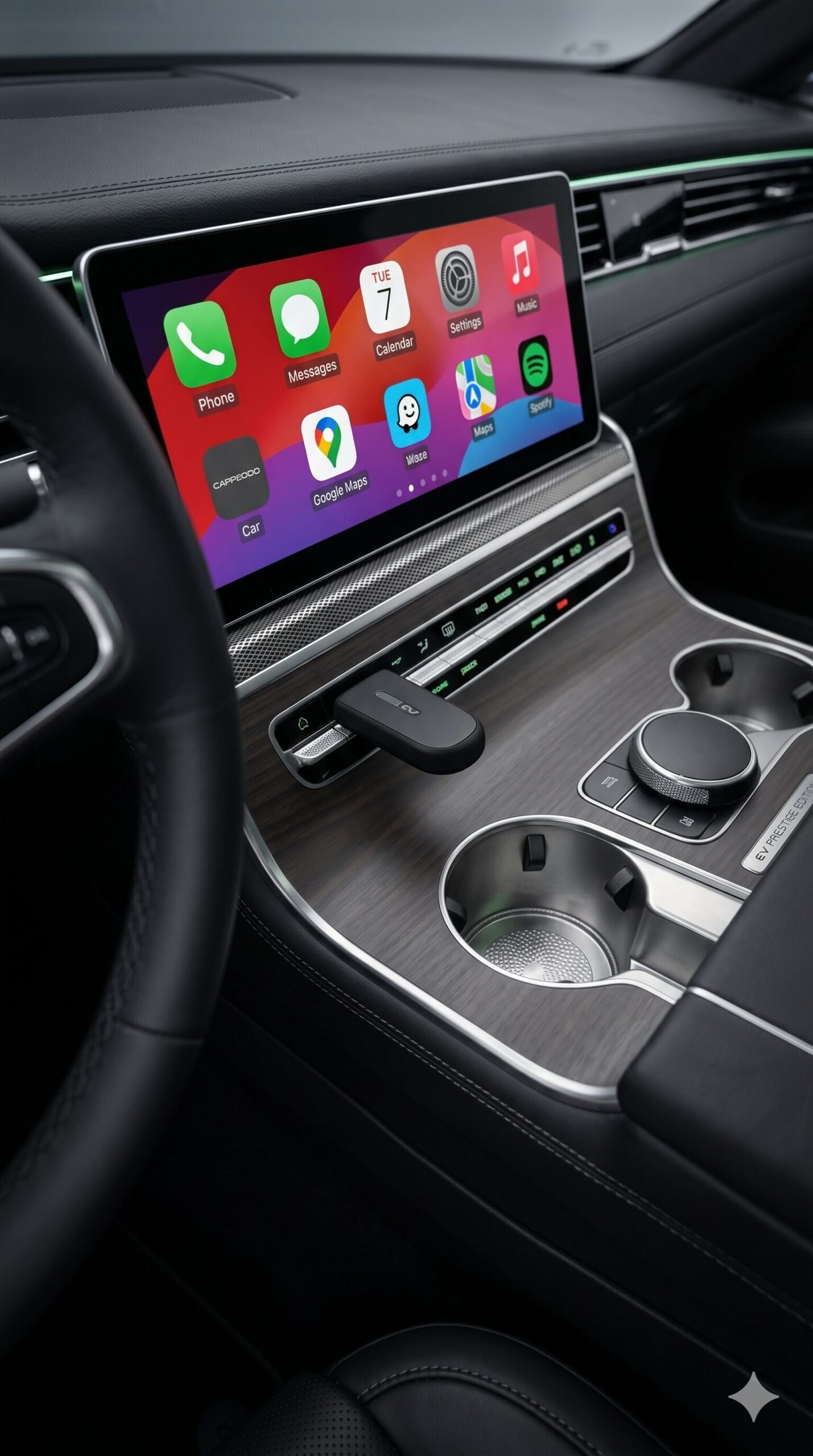 Green Lion 2-in-1 Wireless CarPlay & Android Auto Adapter – Wired to Wireless Dongle — view 3 of 4