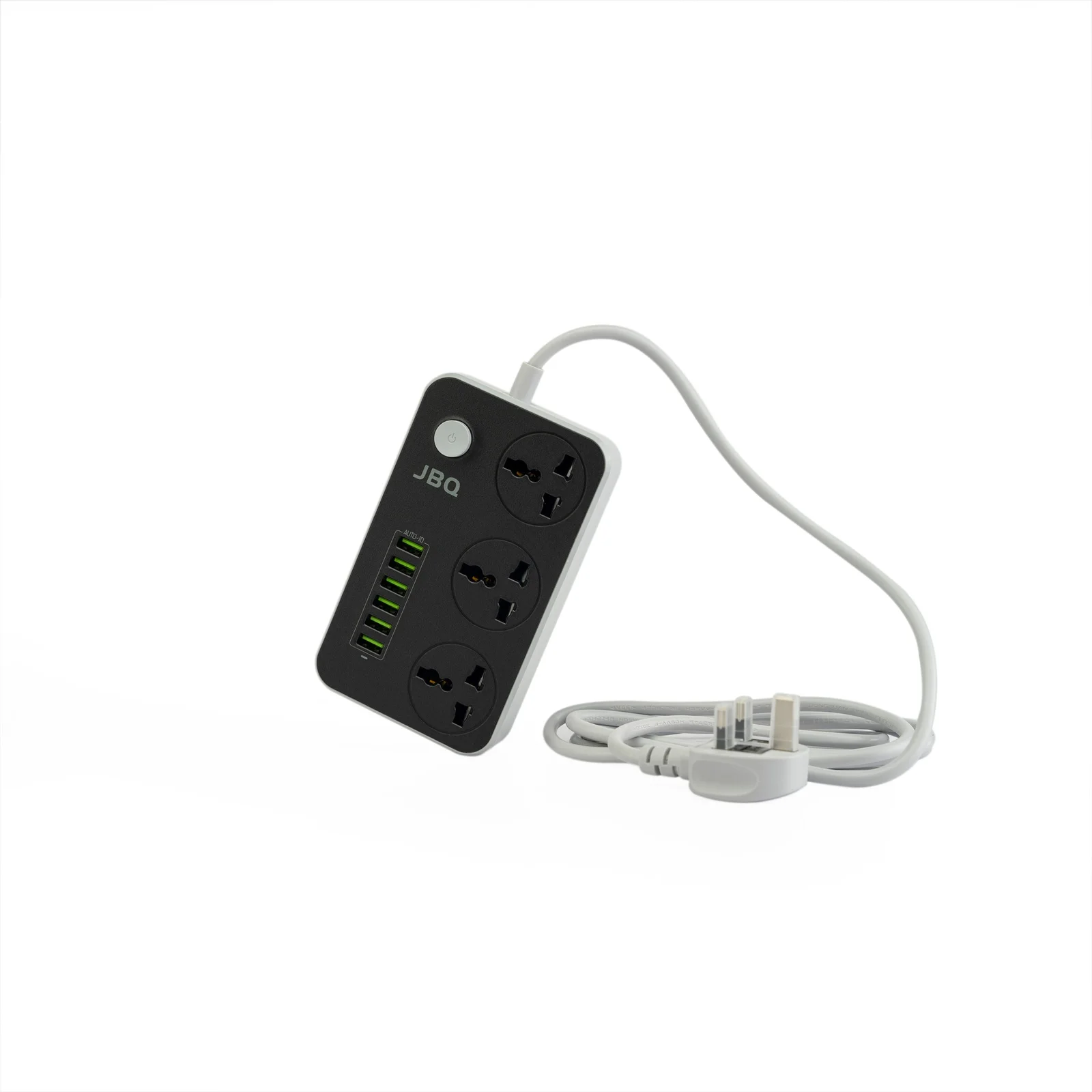 3 AC Socket USB Charger Black/Grey — view 3 of 5
