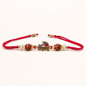 Matrukripa Peacock Rudraksha Rakhi