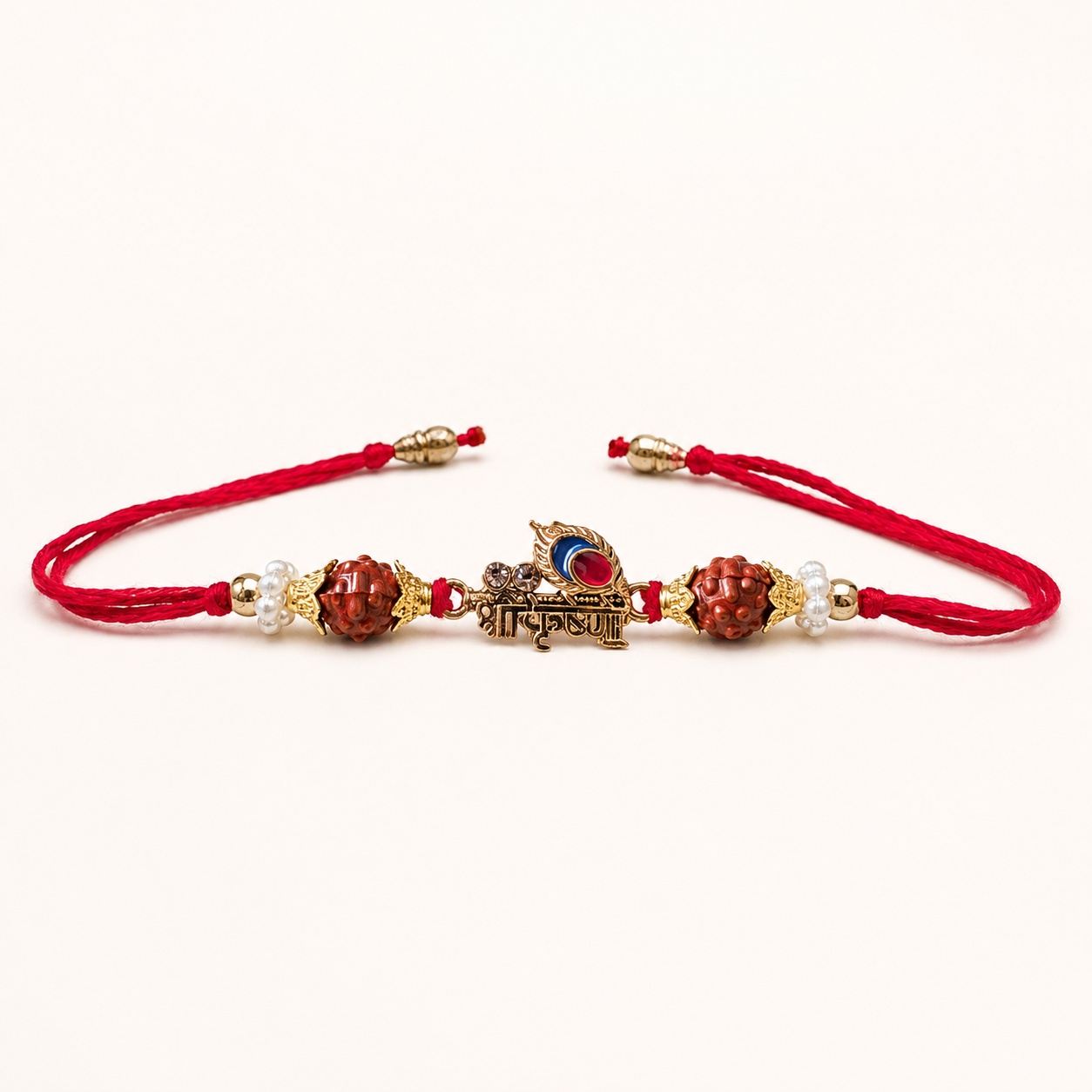 Matrukripa Peacock Rudraksha Rakhi