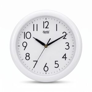 Ajanta Classic White Quartz Wall Clock