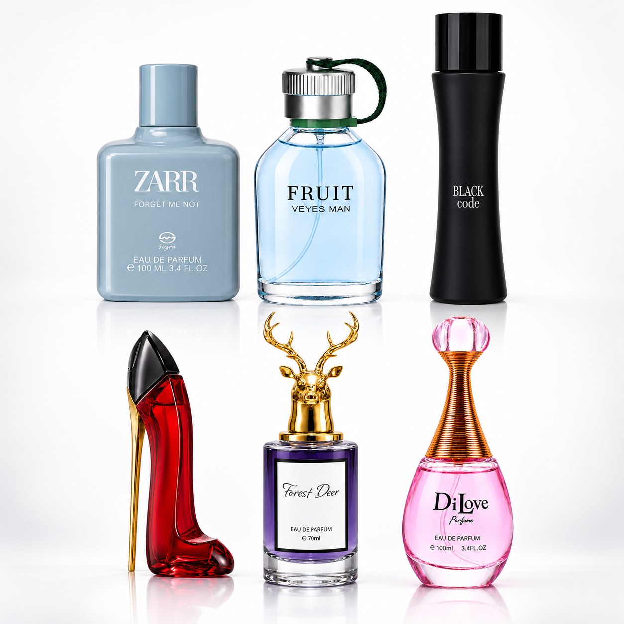 6-Piece Unisex Perfume Combo Set – Fragrance Collection