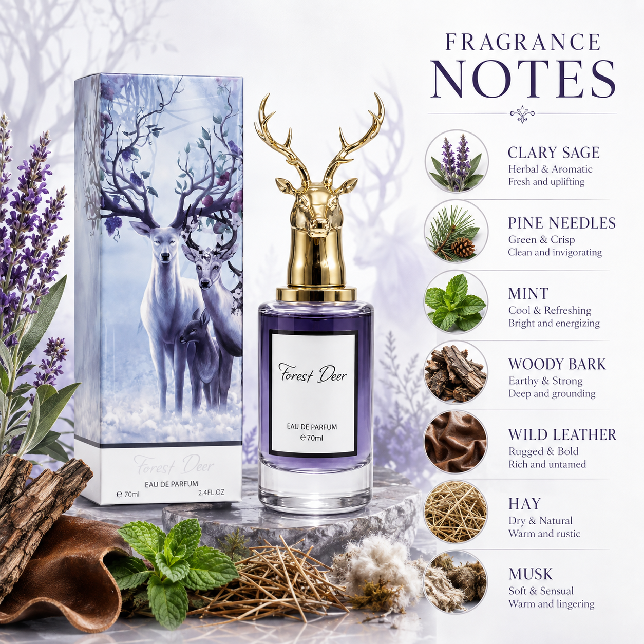 3-Piece Women’s Perfume Combo – Cool Gilr, Forest Deer & DiLove — view 2 of 5