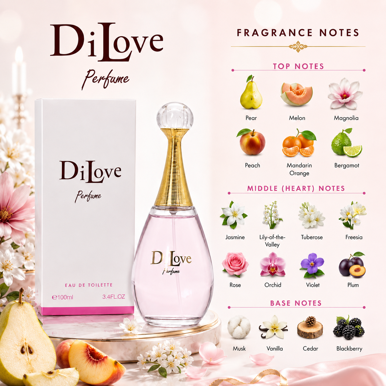 3-Piece Women’s Perfume Combo – Cool Gilr, Forest Deer & DiLove — view 4 of 5