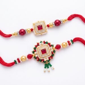Ruby Royal Bhaiya Bhabhi Rakhi Set