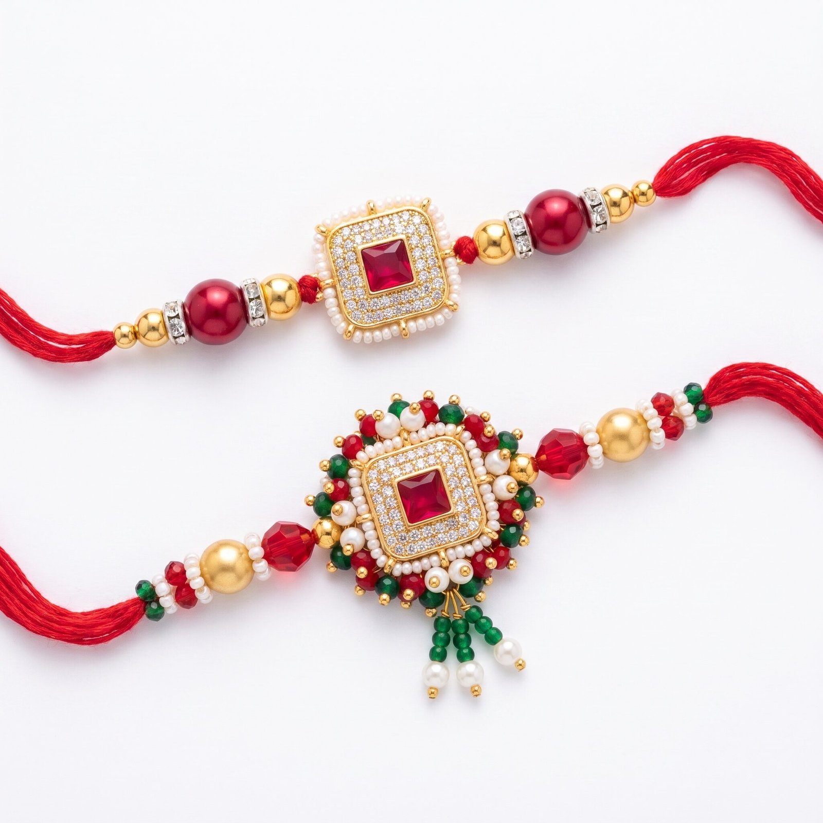 Ruby Royal Bhaiya Bhabhi Rakhi Set