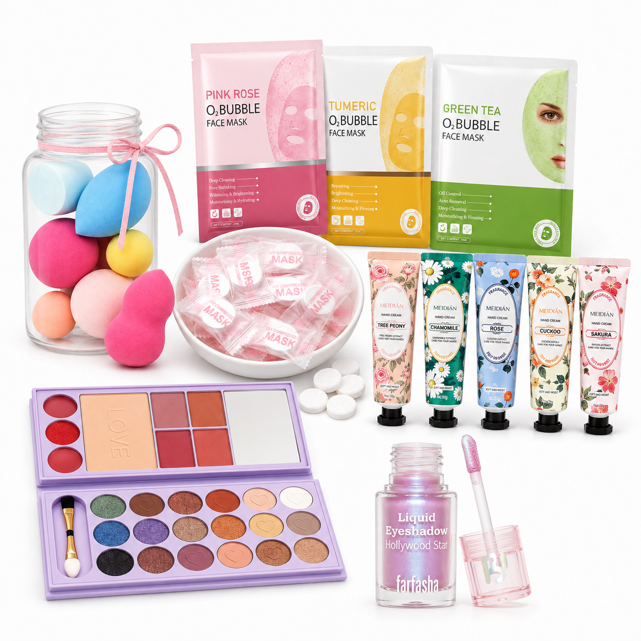 Glow & Pamper Beauty Combo – 6 Essentials