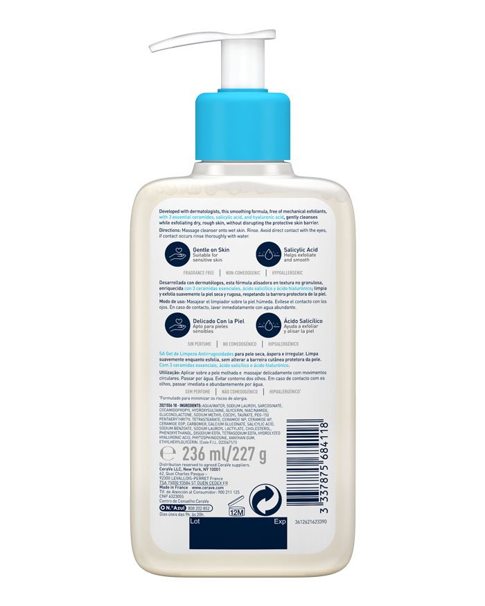 CeraVe SA Smoothing Cleanser 236 مل — view 2 of 3
