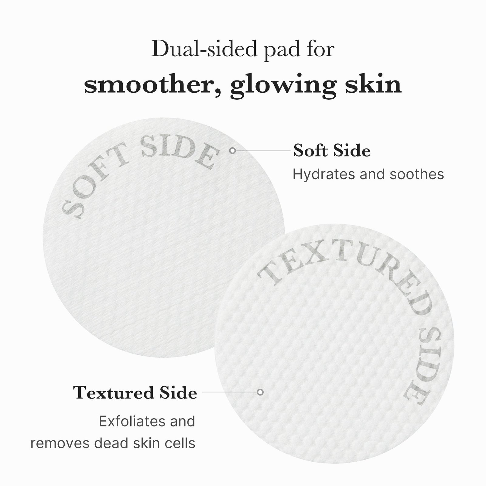 medicube Zero Pore Pad 2.0 (70 Pads) texture