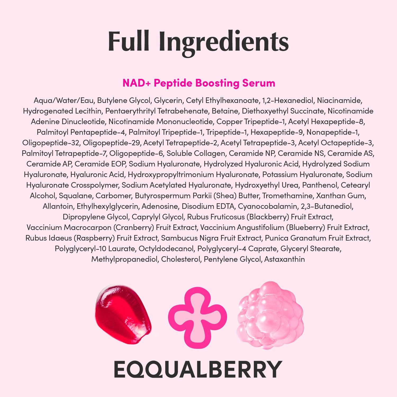 EQQUALBERRY NAD+ Peptide Boosting Serum 30ml — view 7 of 7