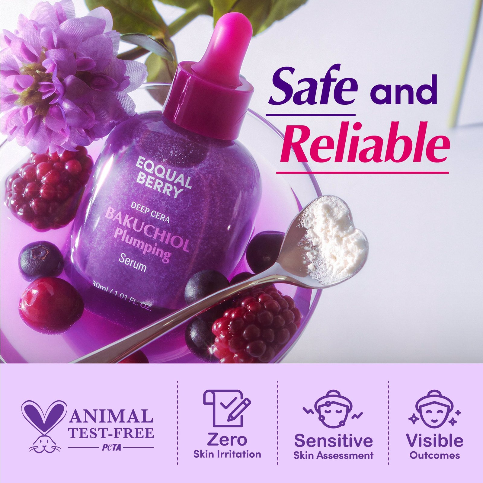 EQQUALBERRY Bakuchiol Plumping Serum 30ml — view 5 of 5