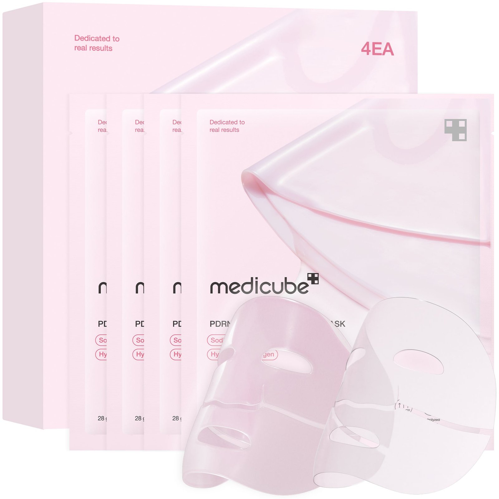 medicube PDRN Pink Collagen Gel Mask (4 Sheets)