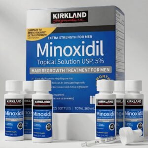 Kirkland Signature Minoxidil 5% Extra Strength for Men - 6 Month Supply front