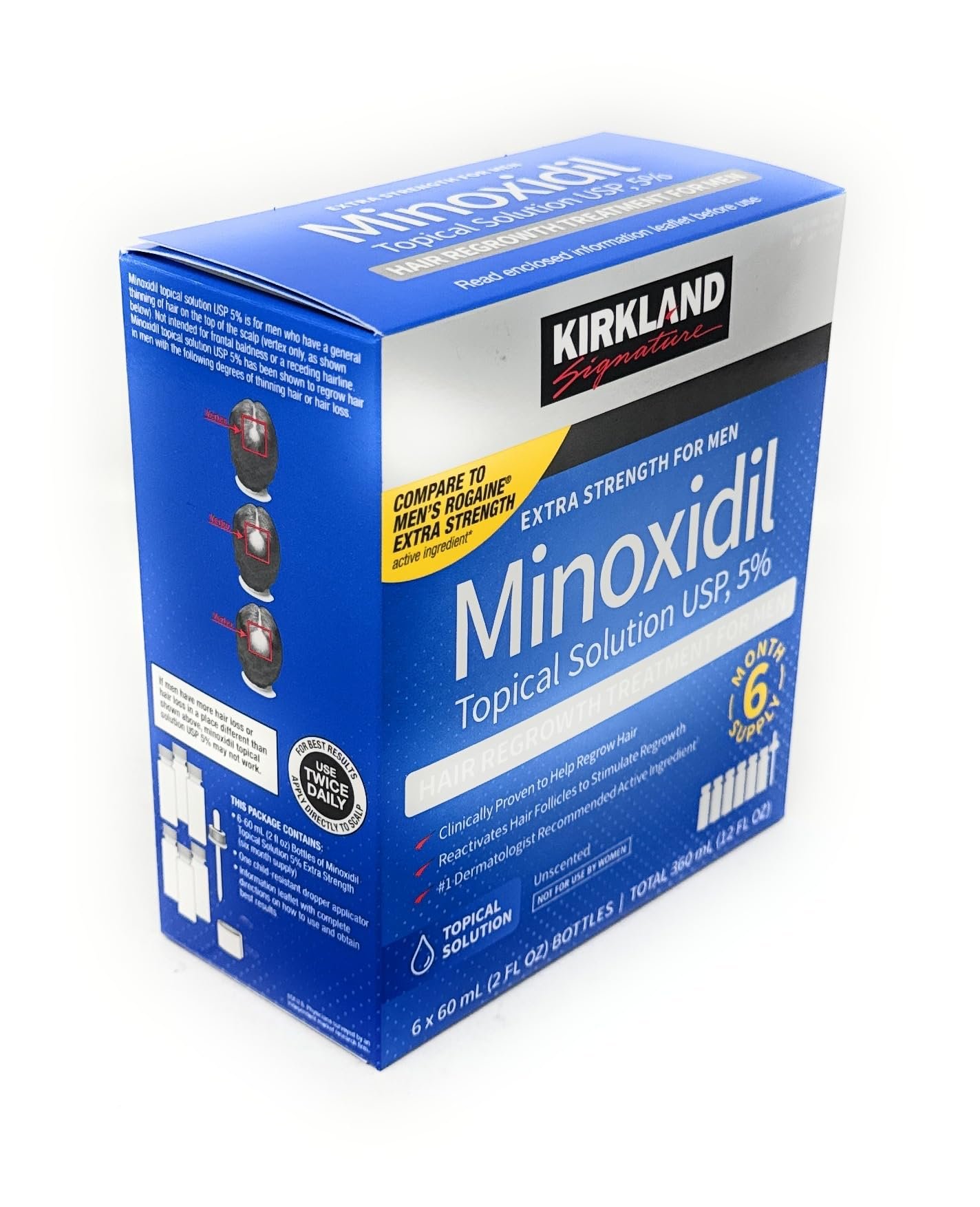 Kirkland Signature Minoxidil 5% Extra Strength for Men - 6 Month Supply — view 4 of 6