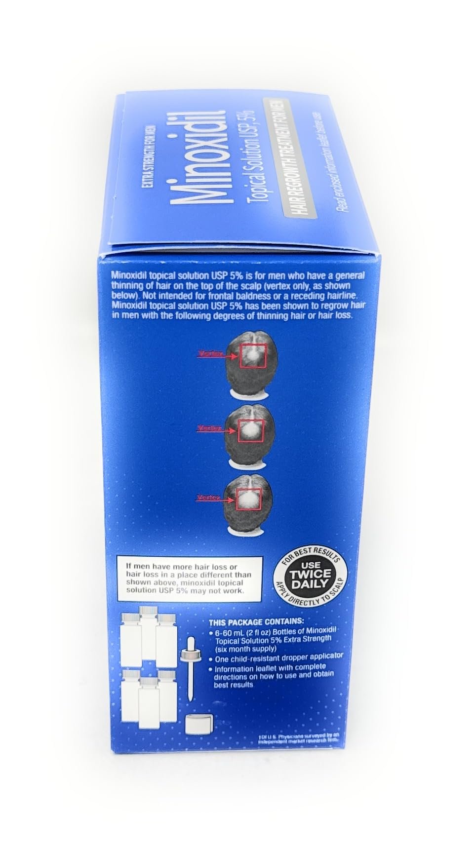 Kirkland Signature Minoxidil 5% Extra Strength for Men - 6 Month Supply — view 5 of 6