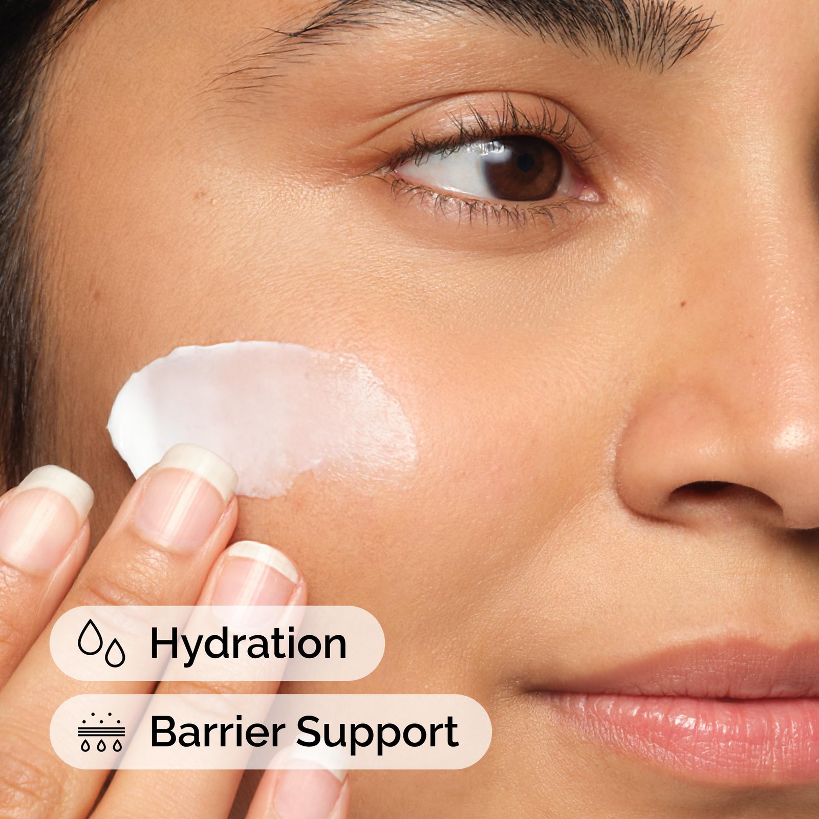 The Ordinary Natural Moisturizing Factors + HA 100ml being applied