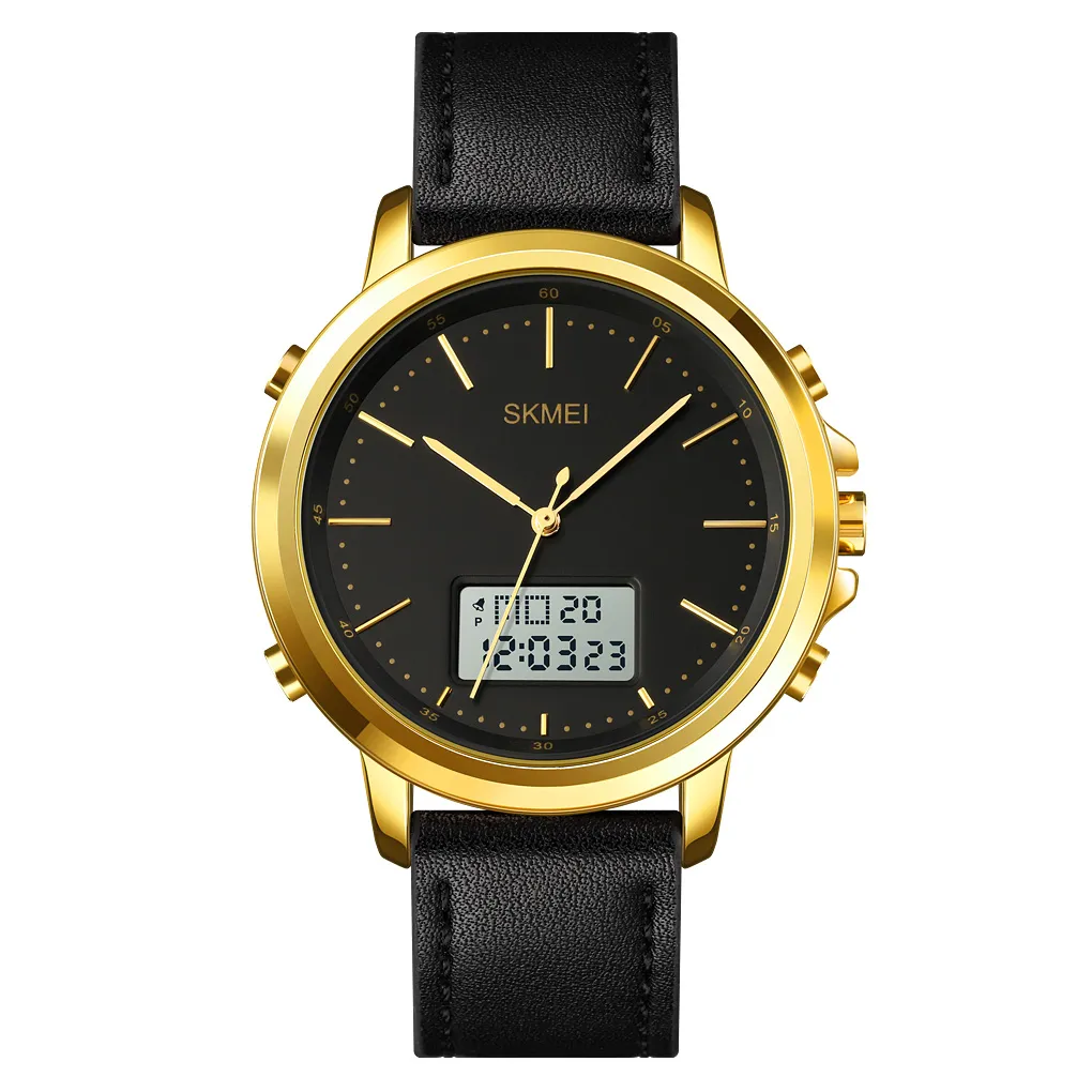 SKMEI 1652 Analog Digital Leather Watch — view 2 of 3