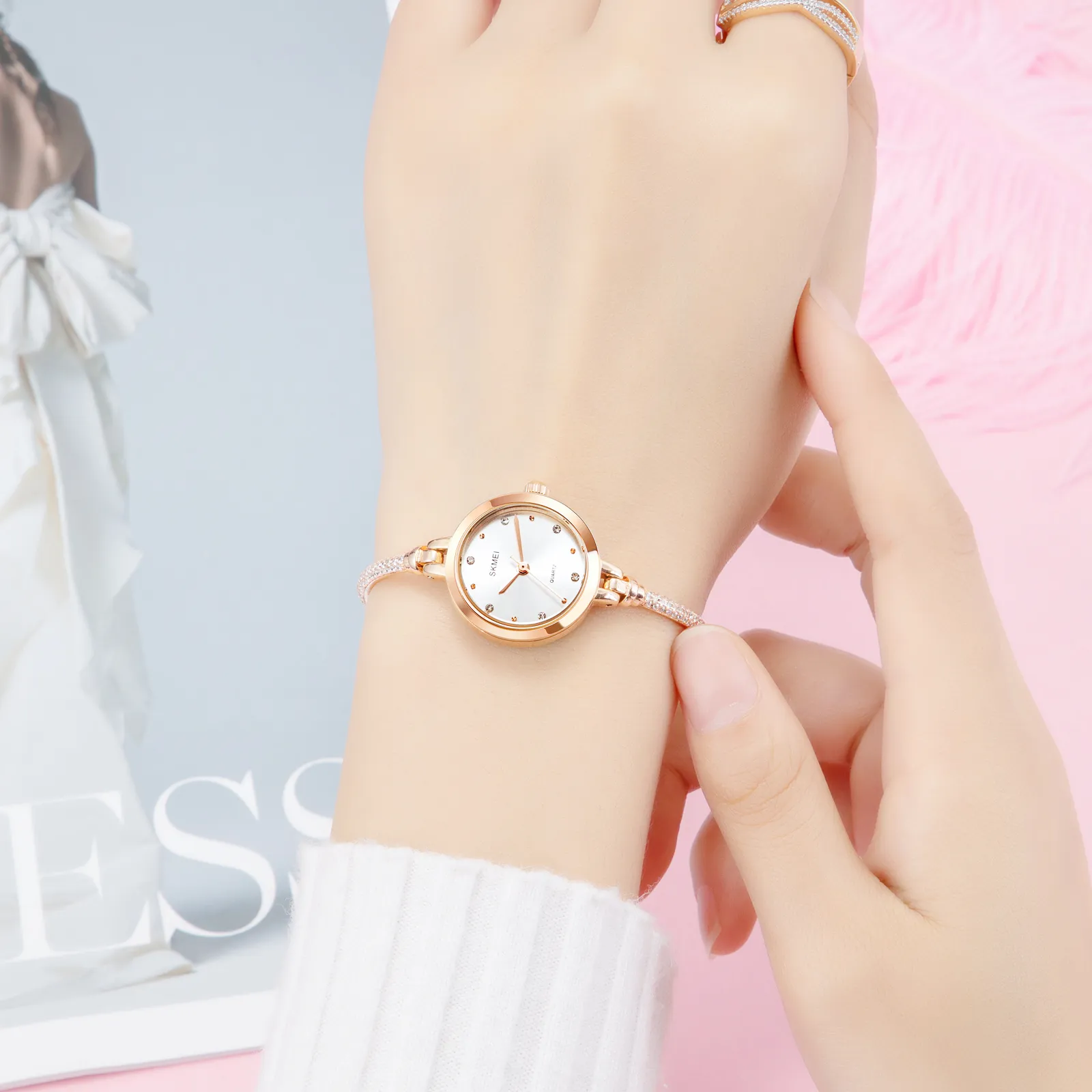 SKMEI 1805 Women's Analog Quartz Bracelet Watch — view 10 of 10