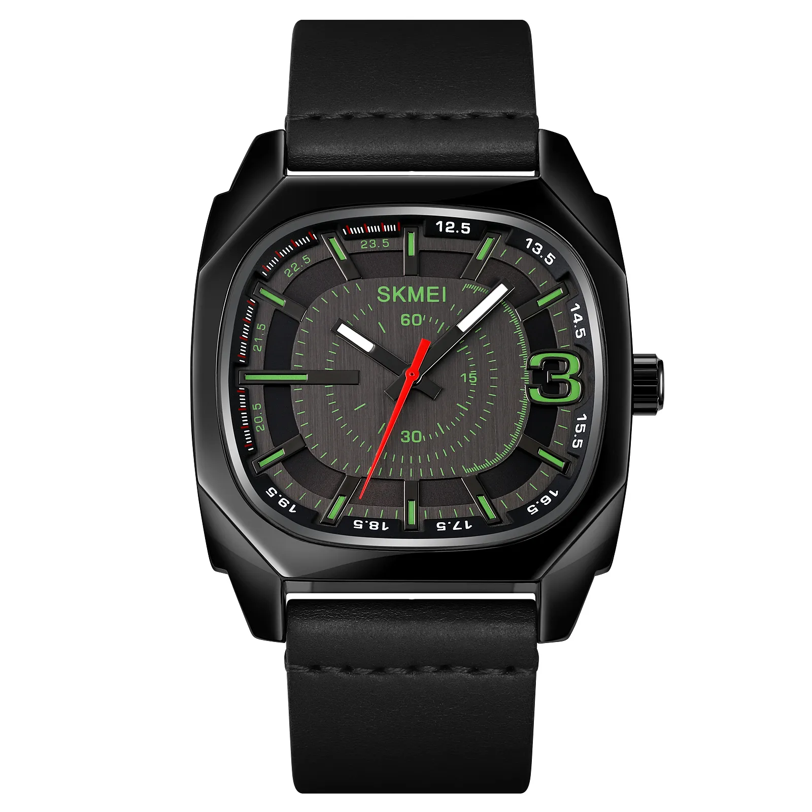 SKMEI 1822 Analog Leather Watch