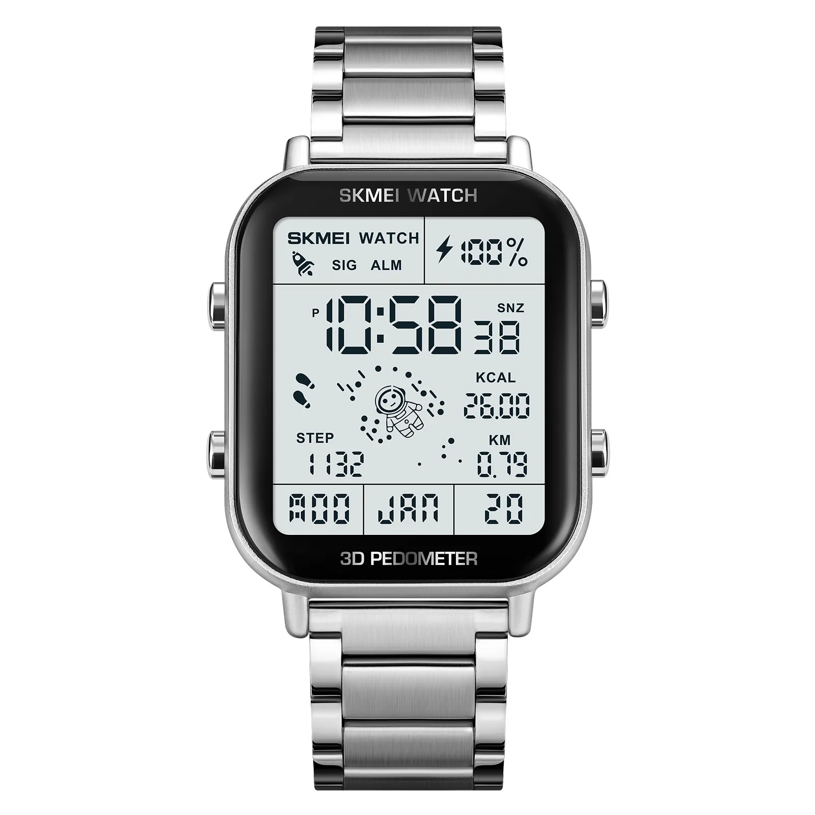 SKMEI 1888 Digital Pedometer Watch