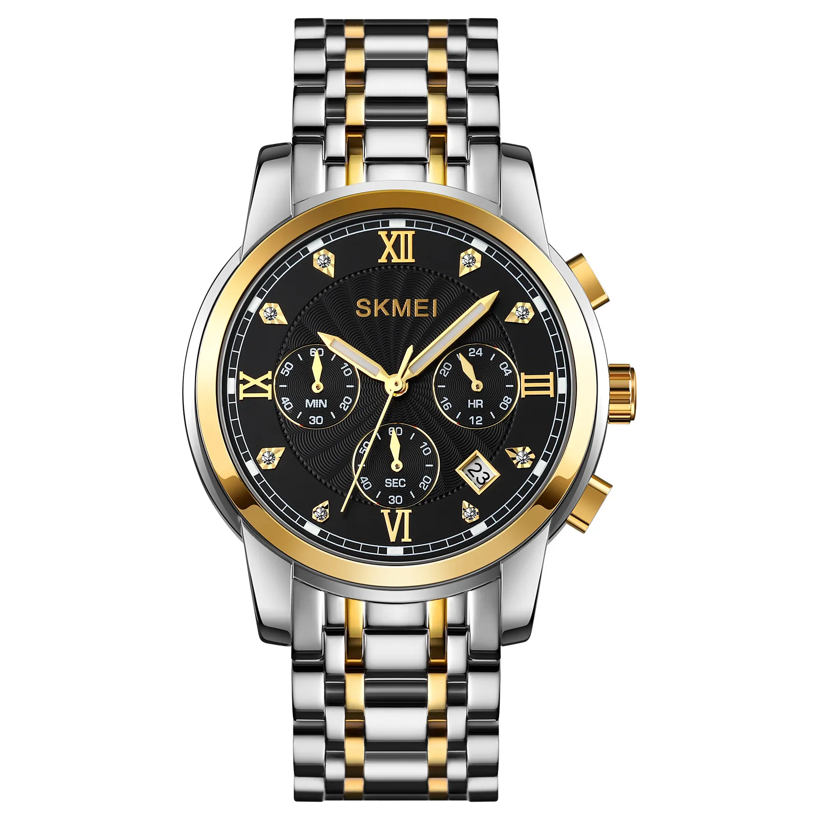SKMEI 1904 Multi-Dial Analog Quartz Watch