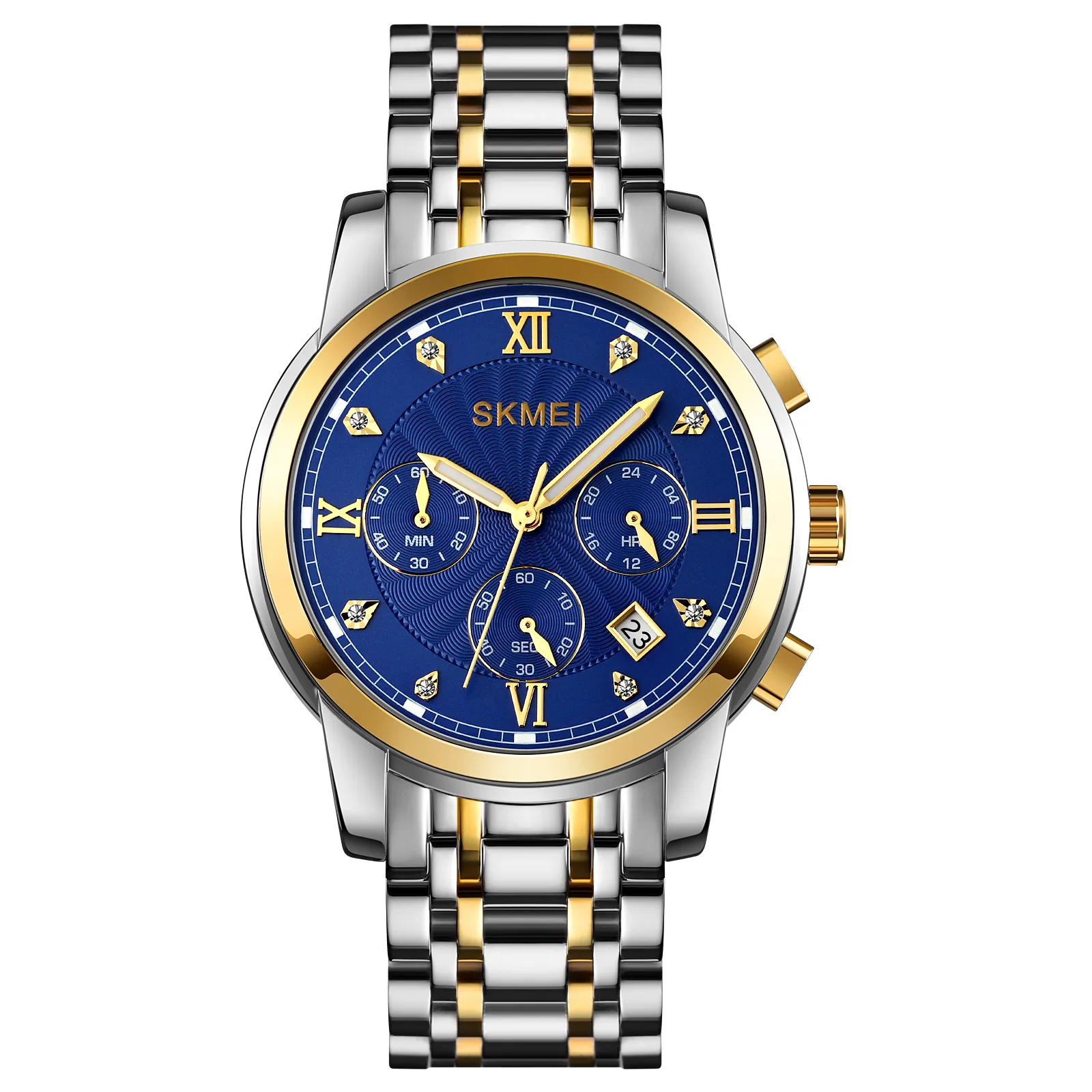 SKMEI 1904 Multi-Dial Analog Quartz Watch
