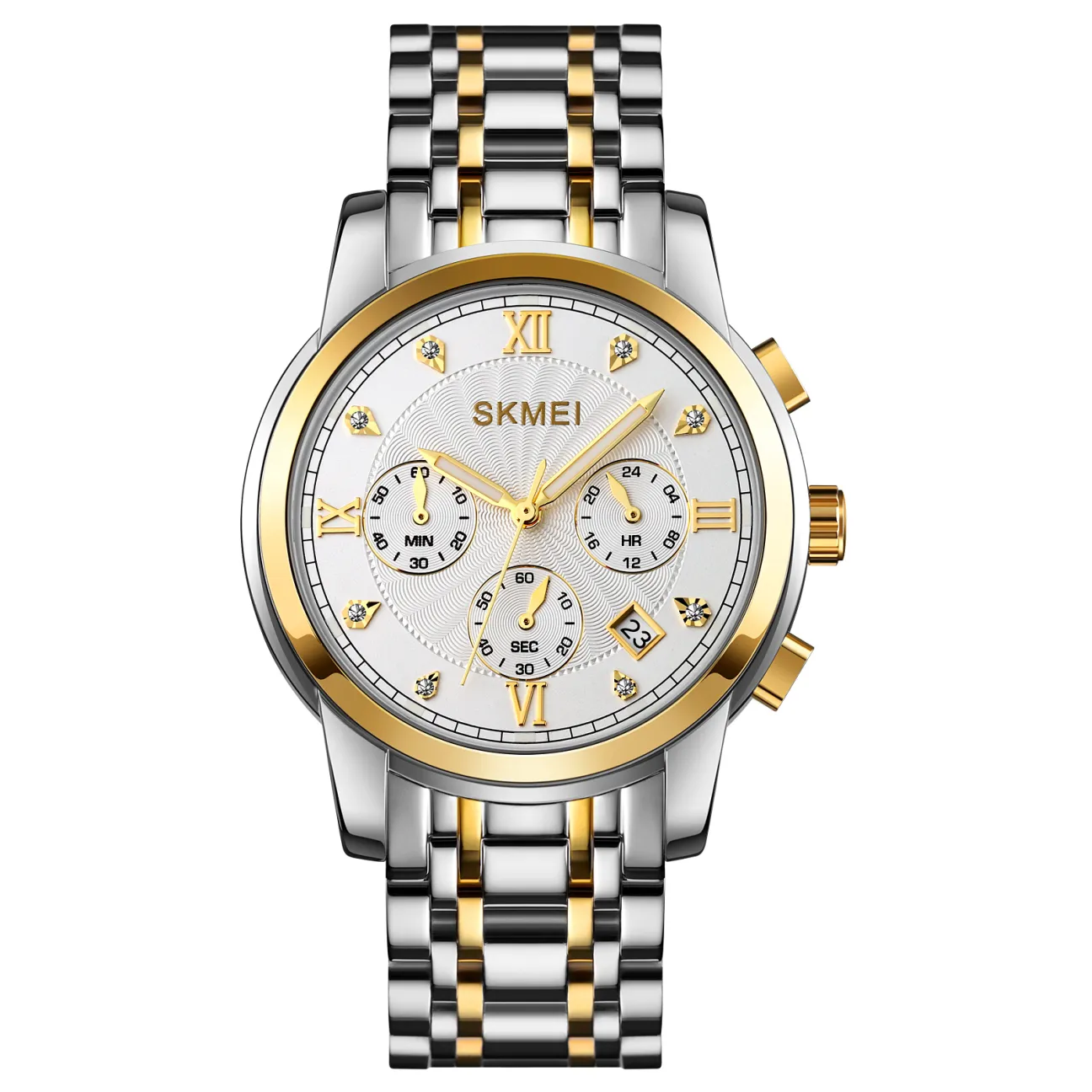 SKMEI 1904 Multi-Dial Analog Quartz Watch