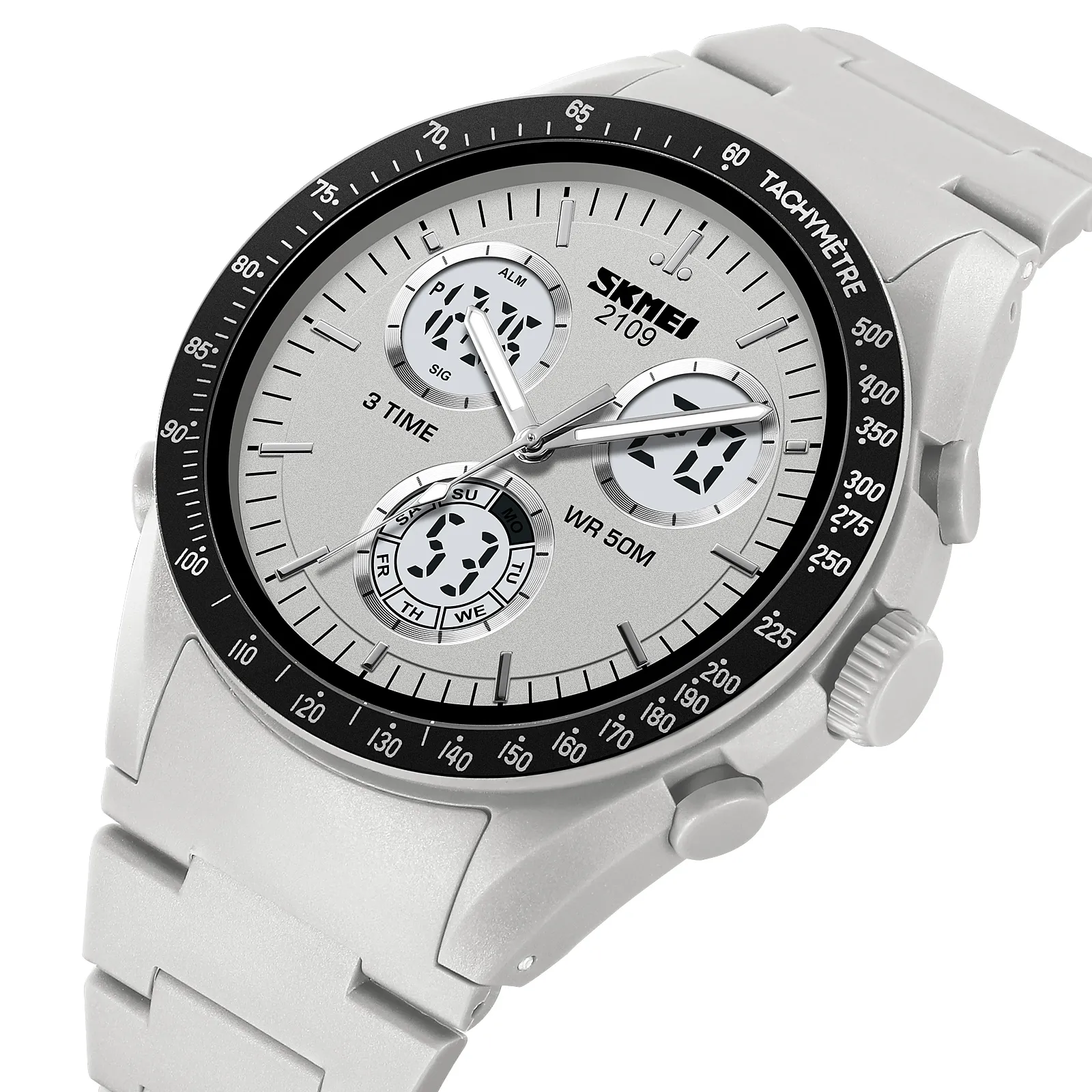 SKMEI 2109 Triple Time Analog Digital Sports Watch — view 13 of 13