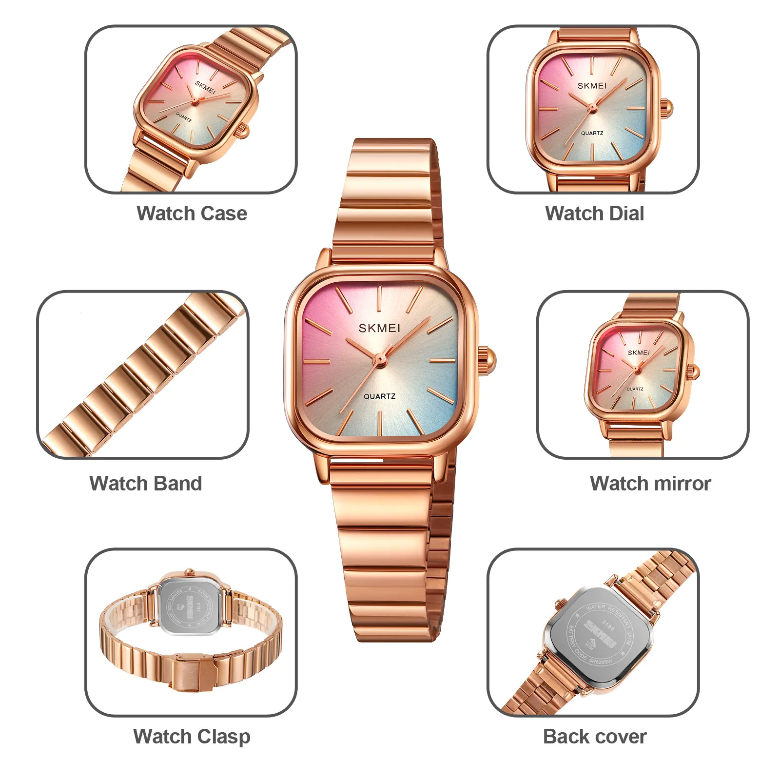 SKMEI 2190 Women's Analog Quartz Watch
