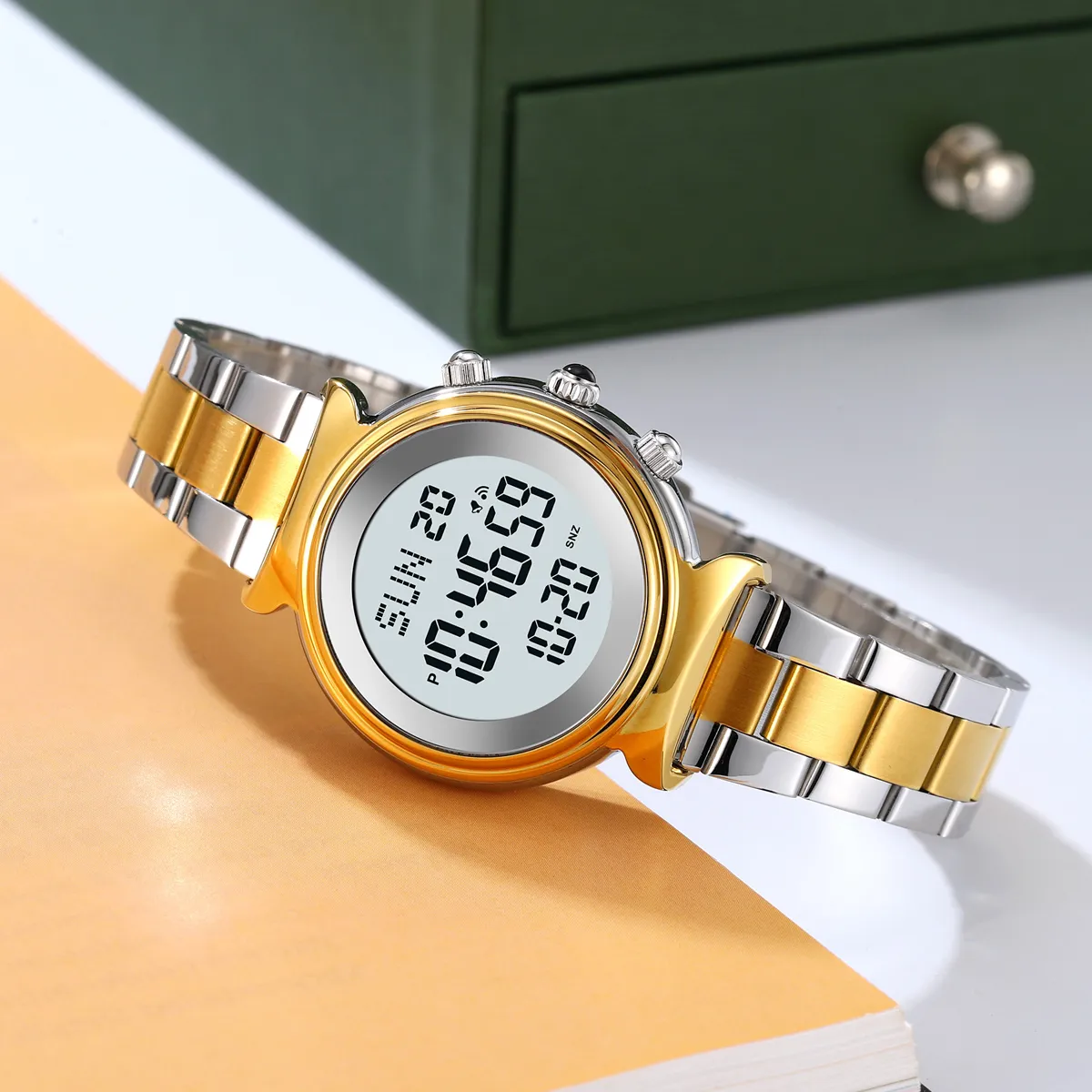 SKMEI 2408 Digital Azan Prayer Watch