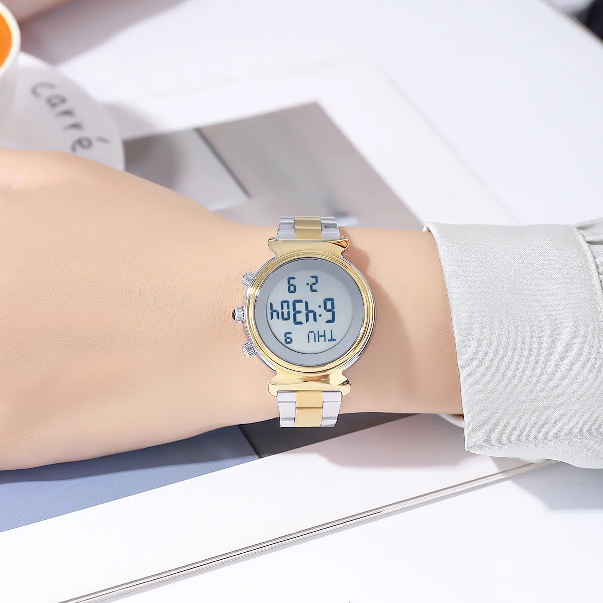 SKMEI 2408 Digital Azan Prayer Watch