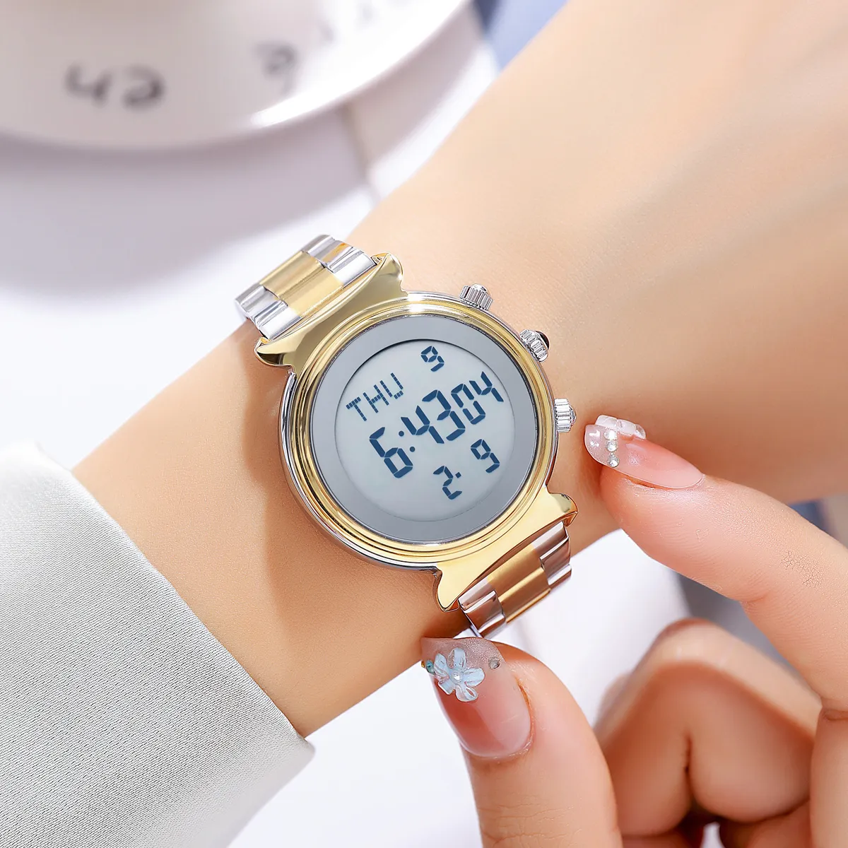 SKMEI 2408 Digital Azan Prayer Watch