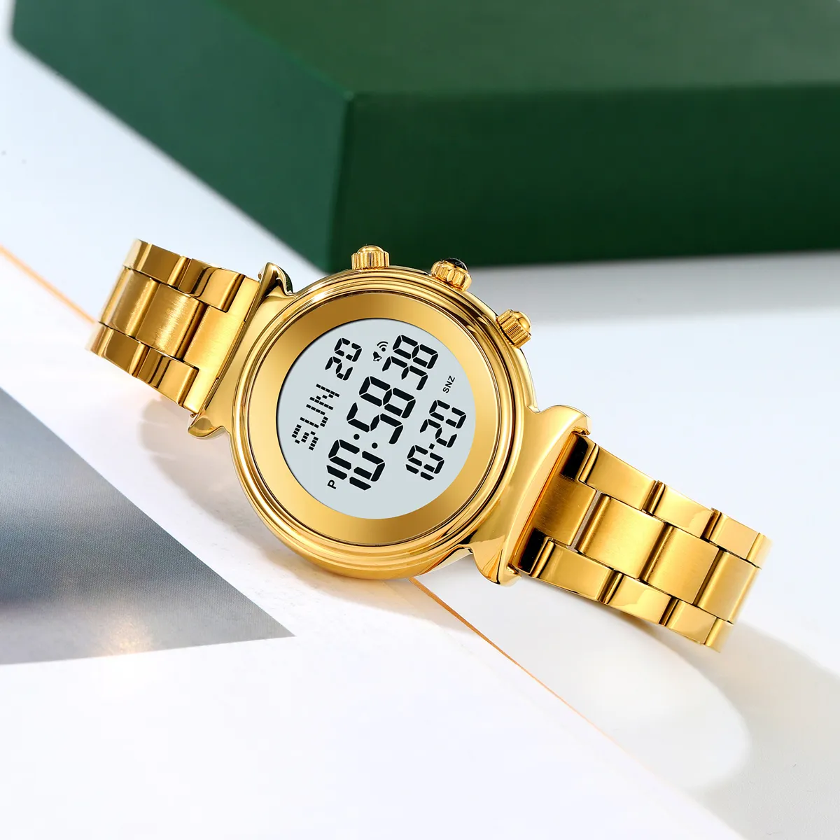 SKMEI 2408 Digital Azan Prayer Watch