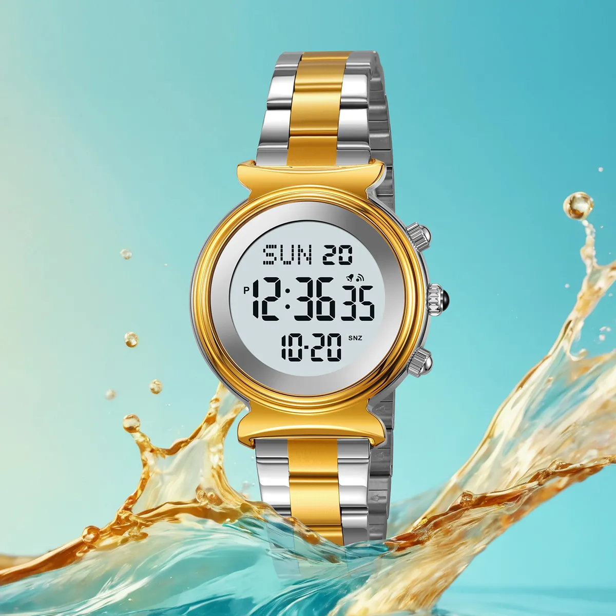 SKMEI 2408 Digital Azan Prayer Watch