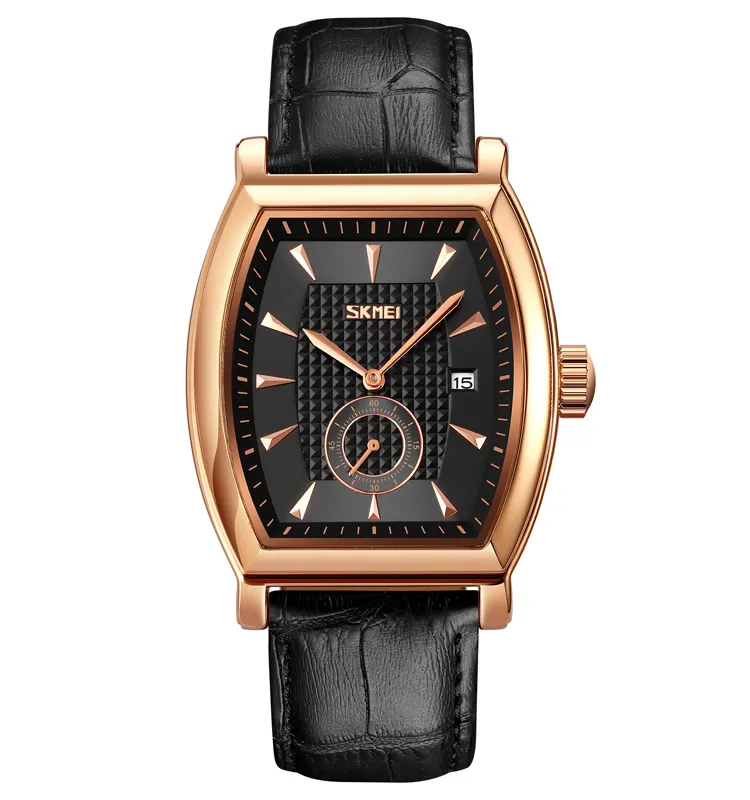 SKMEI 9306 Analog Leather Watch