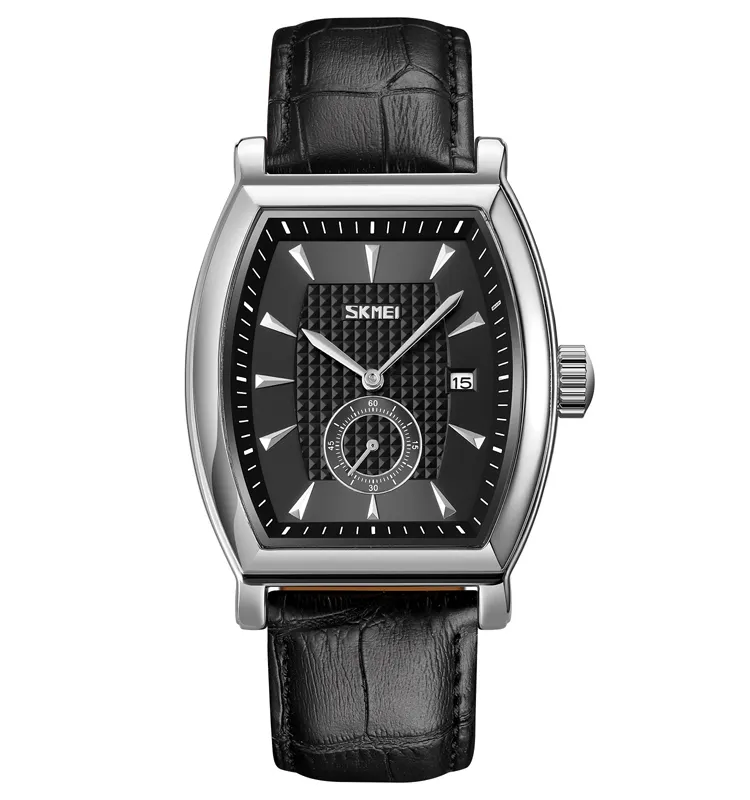 SKMEI 9306 Analog Leather Watch