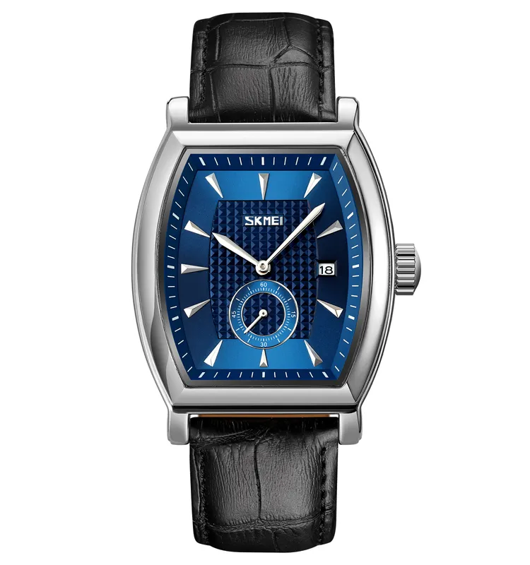 SKMEI 9306 Analog Leather Watch