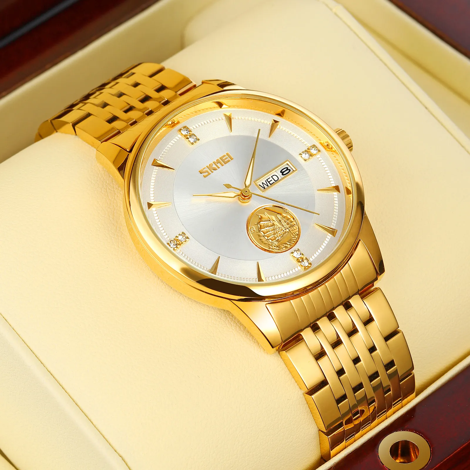 SKMEI 9309 Classic Analog Quartz Watch